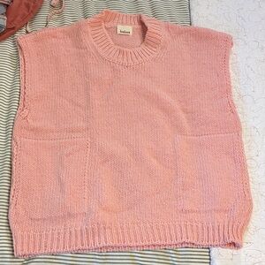 Babaa Pink Wool Vest